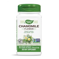 Nature's Way Chamomile Flower, 700 mg per serving, 100 Capsules (Packaging May Vary)