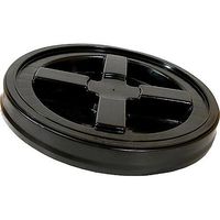 Set of 2 Gamma Seals Lids by Gamma2 (Black) provides airtight / leakproof seal & fits 3.5 - 7 gallon buckets, including 5 gallon buckets