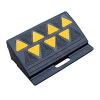 Slow Down Ramps, Car Stroller Locomotive Bicycle Mat- Car Repair Shop Store Garage Ramps Damping Pad Vehicle Ramps (Color : Black)