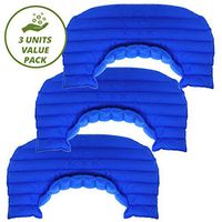 My Heating Pad Set of 3 Microwavable Neck and Shoulder Plus Heating Pads| Neck Wraps Microwavable for Relief of Pain, Sore Muscles, Stress, Tension and Headaches (Blue Plus Value Pack)