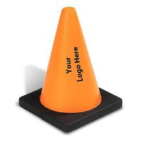 Construction Cone Stress Reliever - 200 Quantity - $1.39 Each - Promotional Product/Bulk/Branded with Your Logo/Customized