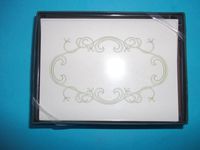 William Arthur 22-B51518 Elaborate Scroll 10 Notes with Envelopes 5" x 4"