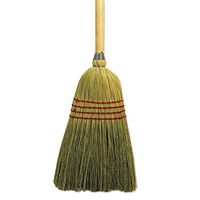 UNISAN - Maid Broom, Mixed Fiber Bristles, 42" Wood Handle, Natural 920YEA (DMi EA