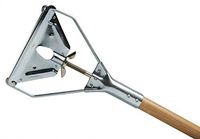 M2 Professional 54" Quick Change Wet Mop Handle - Wood (Case of 12)