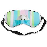 100% Silk Sleep Mask Eye Mask Hamster-thumb-1920-276113 Comfortable Soft Best Sleeping Eyeshade Blindfold with Adjustable Strap for Travel Work Naps Blocks Light