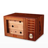 LSX-Cigar Box Cigar Box - Cedar Wood Cigar humidor Large Capacity Three-Layer humidifier Cigar Smoking OYO (Color : B)
