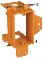 Union GBRSC100A Single-Gang Low-Voltage Bracket, Orange, Pack of 1