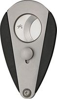 Xikar Tech Xi3 Cigar Cutter, 54 Ring Gauge, Unique Ergonomic Teardrop Shape, Rubberized Handles, 440 Stainless Steel with an HRC of 57