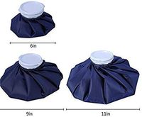 Reusable Ice Bags for Injuries (3 Pack)-ProttyLife Hot and Cold Ice Bag,Relief Heat Pack Sports Injury Reusable First Aid for Knee Head Leg,3 Pack[6", 9" &11" ] (Blue)
