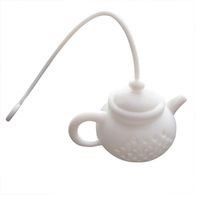 Godagoda Teapot-Shape Silicone Tea Infuser tea Strainer Silicone Tea Bag Leaf Filter Tea Tools