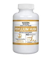 Psyllium Husk Capsules, 150 Capsules, 1,500 mg. per Serving by Unpretentious Nutrition, Natural Fiber Powder, Promotes Overall Digestive & Heart Health, Feel Fuller After a Meal (25-Day Supply)