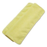 Boardwalk 16YELCLOTH Lightweight Microfiber Cleaning Cloths, Yellow, 16 x 16, 24/Pack