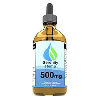 Serenity Hemp Oil - 2 fl oz 500 mg Peppermint Flavored - Relief for Stress, Inflammation, Pain, Sleep, Anxiety, Depression, Nausea - Rich in Vitamin E, Vitamin B, Omega 3,6,9 and More! Certified Organ