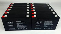 MK ES7-6 Sealed Lead Acid 6V 7Ah Replacement Battery -SPS Brand (12 Pack)