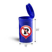 No Parking First Aid Case Pill Container ID 7061B