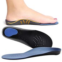 JapanAmStore 2 Pairs Flatfoot Orthotics Insoles Cubitus Varus Orthopedic Feet Cushion Pads Breathable High Arch Insoles (Size XL)