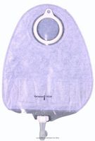 Mulit-Chamber Urostomy Pouch-Cut-to-Fit: 3/4" - 2" (19 - 50 mm) Color: Transparent Color Code: Red - UOM = Box of 10