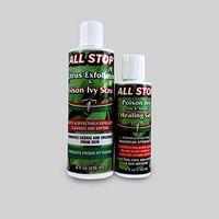Poison Ivy, Poison Oak & Poison Sumac Gel Plus Scrub - 8 oz Scrub Cream, 4 oz Poison Ivy Healing Gel