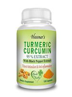 Turmeric Curcumin Capsules 95% Curcumin Extract With Black Pepper Extract (95% Piperine), For Enhanced Bioavailability & Absorption Potent Antioxidant Anti-inflammatory Supplement 120 Count