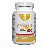 See Yourself Well Natural Triglyceride Form Omega 3 Fish Oil Softgels, 1200 (150 Count)