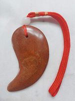 Bian Stone Gua Sha Scraping Massage Tool Board Stone Needle Meteorite Face Neck Acupuncture Therapy Trigger Points SPA Treatment Reduce Wrinkles Dark Circle Improve Body Circulation Ba Gua Board