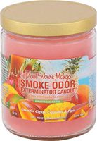 Smoke Odor Exterminator 13 oz Jar Candles Maui Wowie Mango, (8) Maui Wowie Mango, Pineapple Coconut, Cool Cucumber & Honeydew, Groov’n Grape, Honeydew Melon, Sugar Skull, Salted Caramel & Sugar Plum.