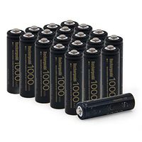 BAOBIAN AA NiCd 1000mAh 1.2V Rechargeable Batteries for Outdoor Solar Lights,Garden Lights, Remotes, Mice (20PCS AA 1000mAh)