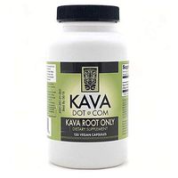 KavaDotCom 30% Kavalactone Capsules | Supplement for Relaxation, Sleep Support and Anxiety Relief (120 Capsules)