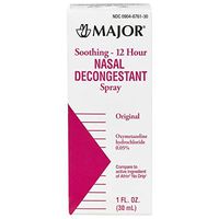 Nasal Decongestant Pump Mist Spray 12hr Oxymetazoline HCL 0.05% 30ml
