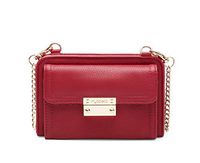 Myabetic Tina Diabetes Mini Crossbody for Glucose Meter, Test Strips, Insulin Pen or Vial, Keys, Credit Cards (Crimson)