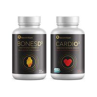 Newtrition Omega-3 & Vitamin D3 Bundle: CARDIO3 + BONESD3 - Omega-3 Fish Oil Supplement (30 ct) & High Potency Vitamin D3 Supplement (90 ct) - Heart, Bone, Immune System Support
