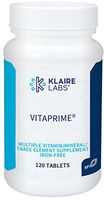 Klaire Labs Vitaprime - Twice Daily Iron-Free Multivitamin & Mineral with Metafolin Folate (120 Tablets)