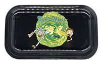 Rolling Tray Metal 10.5x6.5 (Black Hole)