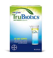 TruBiotics Daily Probiotic, 45 capsules - Gluten Free, Soy Free Digestive + Immune Health Support Supplement for Men and Women