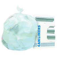 Heritage Z4824LNR01 High-Density Coreless Can Liners, 8-10 gal, 8 mic, 24 x 24, Natural (Case of 1000)