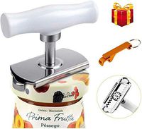 Jar Opener for Weak Hands - Powerful Lid and Stainless Steel Jar Quick Opening for Cooking & Everyday Use , Adjustable Jar Opener for Seniors Arthritis Women Children Elderly