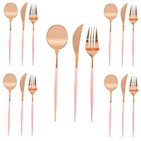 Party Plastic Cutlery, Plastic Silverware Set, Disposable Silverware Flatware Set, Fancy Party Utensils (Style B)