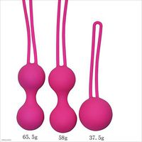 Soft Silicone Skin Like Feel Silicone Ben Wa Balls Pelvic Weights Training Sets for Beginners Advanced Tightening Pleasure Toy