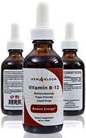 New Bloom B-Boost™ Vitamin B12 Methylcobalamin Sublingual Liquid Drops 3000mcg 2 fl oz / 60ml
