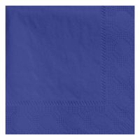 Hoffmaster 180322 Beverage Napkin, Regal Embossed, 2-Ply, 1/4 Fold, 9-1/2" Length x 9-1/2" Width, Navy (4 Packs of 250)