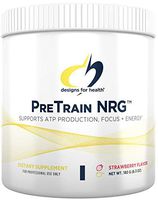 Designs for Health PreTrain NRG - Pre-Workout Powder + Green Coffee + Peak ATP + Creatine (20 Servings / 140g)