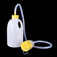 GHzzY 1700ML Travel Male/Female Bed Pee Urinal Bottle - Men's Urine Collector with Tube - Portable Pee Bottle for Camping Outdoor Travel,Male