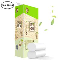 willstar Toilet Paper 100% Native Wood Pulp Soft Biodegradable Bath Tissue Paper 3 Ply Paper Towels Rolls Super Soft White Toilet Paper for Household Use (White 3 Ply 10 Rolls)