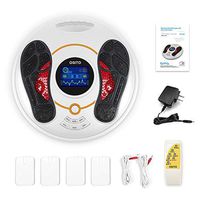 Medical Foot Massager Machine (Upgrade) - Feet Legs Circulation Devices Using EMS and TENS Stimulator, Electrical Muscle Pulse Massage Therapy, Electric Foot Reflexology, Relieve Pain for Neuropathy