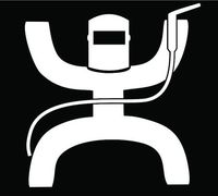 32 & Willys Hooey Welder PREMIUM Decal 5" White | Hooey | Welder | Ruff Neck | Redneck | Country | Cowboy | Bumper Sticker | car truck van laptop Macbook