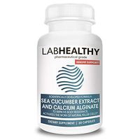 INNOVATIVE IMMUNE SYSTEM BOOSTER -Highly Bioavailable Enzymatic SEA CUCUMBER EXTRACT &CALCIUM ALGINATE (Hydrolyzed) -Cell Support Supplement/Activator, Super Antioxidant, Max Strength-60 CAPSULES