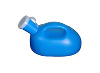 LSY@ Urinal Pot, Old Man Men Portable Urinal Bottle 2000 ML Bed with Lid Urinal Indoor Chamber Pot Child Urine Thicken Household Urinal Blue Suitable for Hospital Home Camper Travel