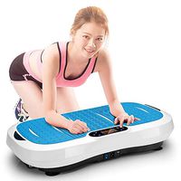 Fitness Equipment, Crazy Fit Massage Health Crazy Fit Mini Plate Powerful Equipment to Lose Weight Exercise Machine,Blue
