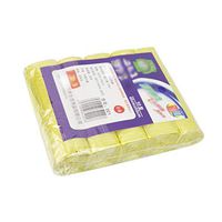 FAgdsyigao 5 Rolls Garbage Bag,100Pcs Household Disposable Trash Pouch Kitchen Storage Garbage Bags Yellow