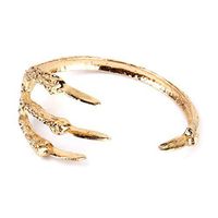 Antique Brass Punk Hammered Eagle Bird Claw Talon Bangle Cuff Bracelet Bangle Cute Trendy Fashion Cheap Jewerly Accessory